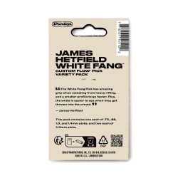 Dunlop PVPPH122 Hetfiels�s White Fang Custom Flow Pick Variety Pack - 6 stk.